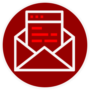 Email icon represents FOSSmg’s powerful, targeted email campaigns designed to drive engagement for Roseville and Sacramento.